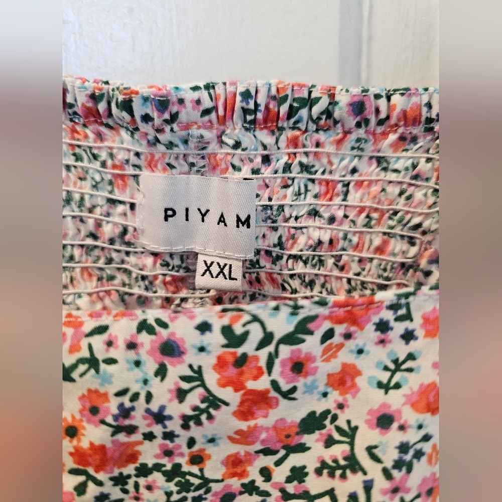 Piyama Elsie Cotton Floret- Sleep Top - Size XXL - Picture 14 of 14